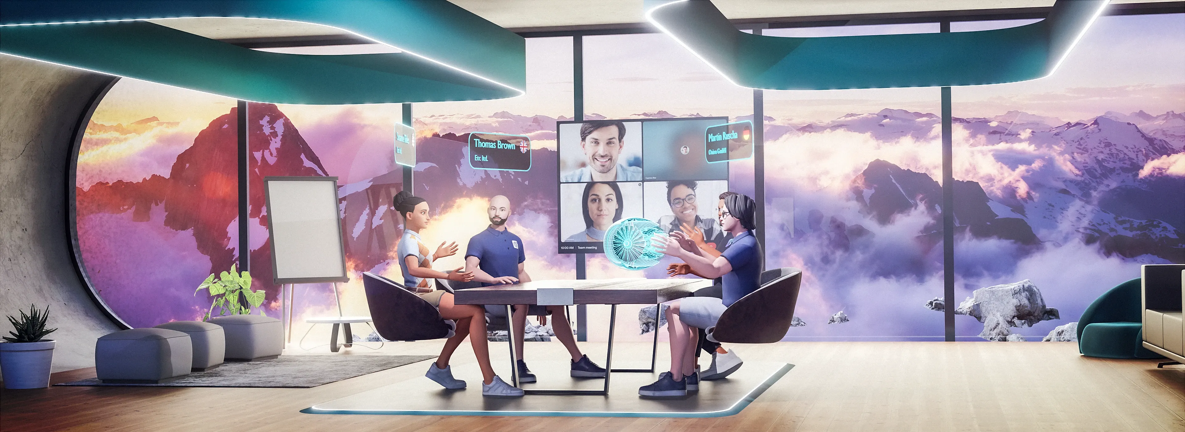 Platform hero visual for Enterprise buyers, creators and partners