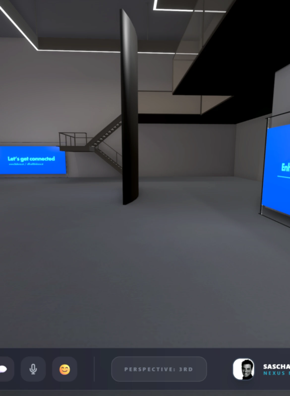 GreenGalaxy room entry and identity flow